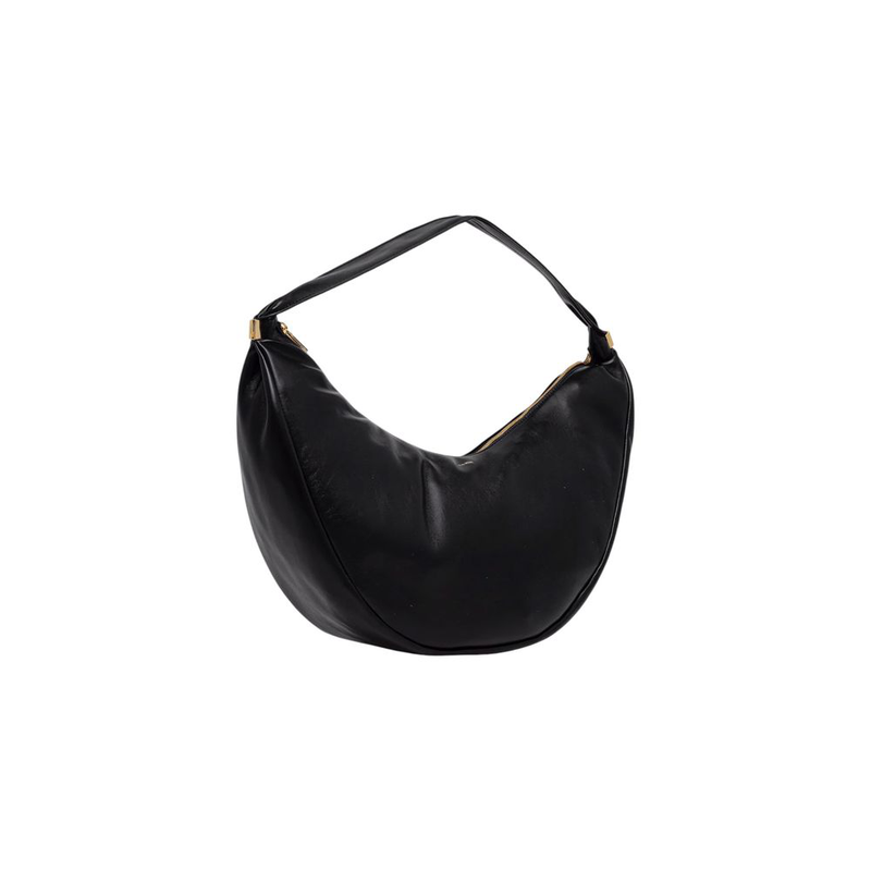 Black polyethylene handbag-null