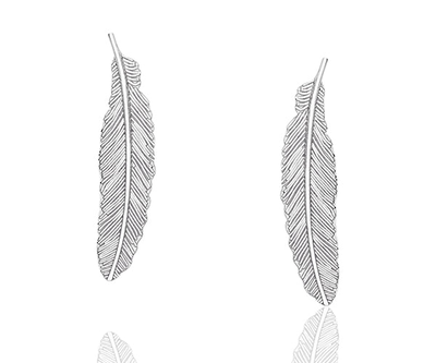 Leuce earrings, Sterling Silver 925, medium