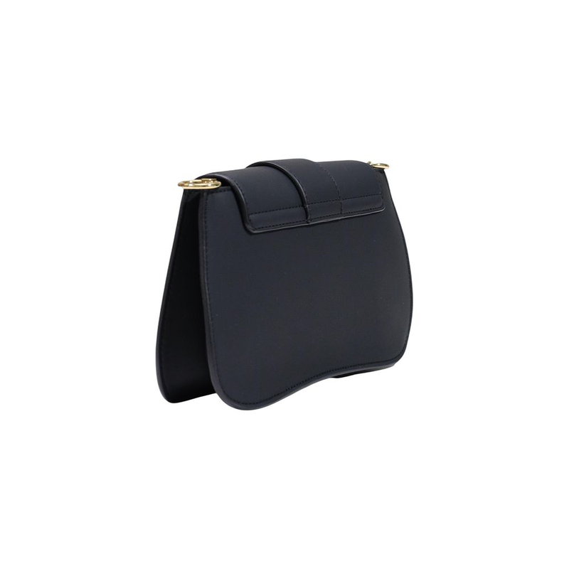 Black polyethylene handbag-null