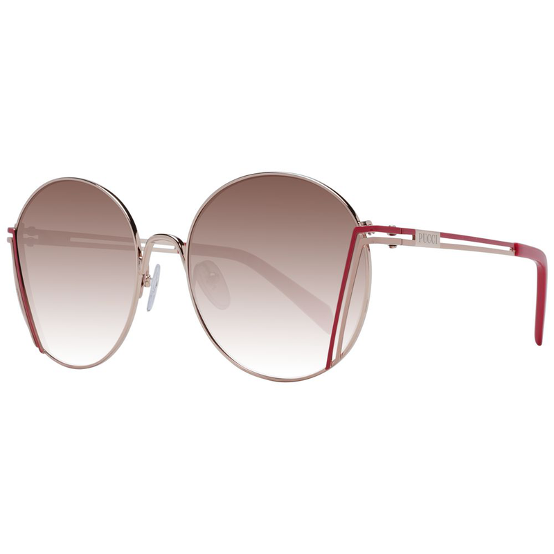 Rose gold metal sunglasses-null