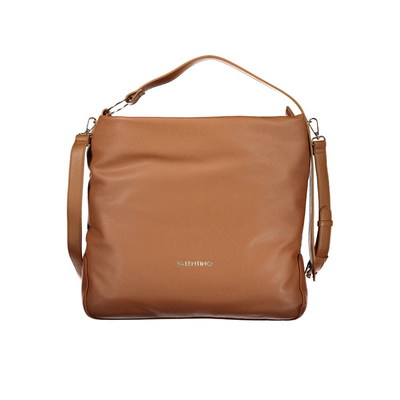 Brown polyurethane women's bag, Brown, medium