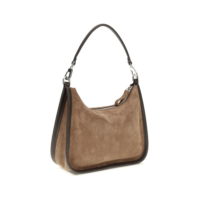 Brown calf leather bos taurus shoulder bag-null