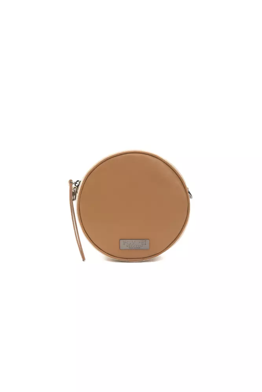 Brown leather women crossbody bag-null