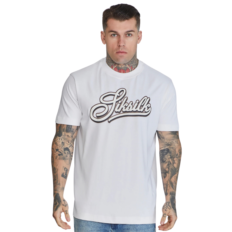 Product image: Siksilk logo t-shirt white ss-26788-null