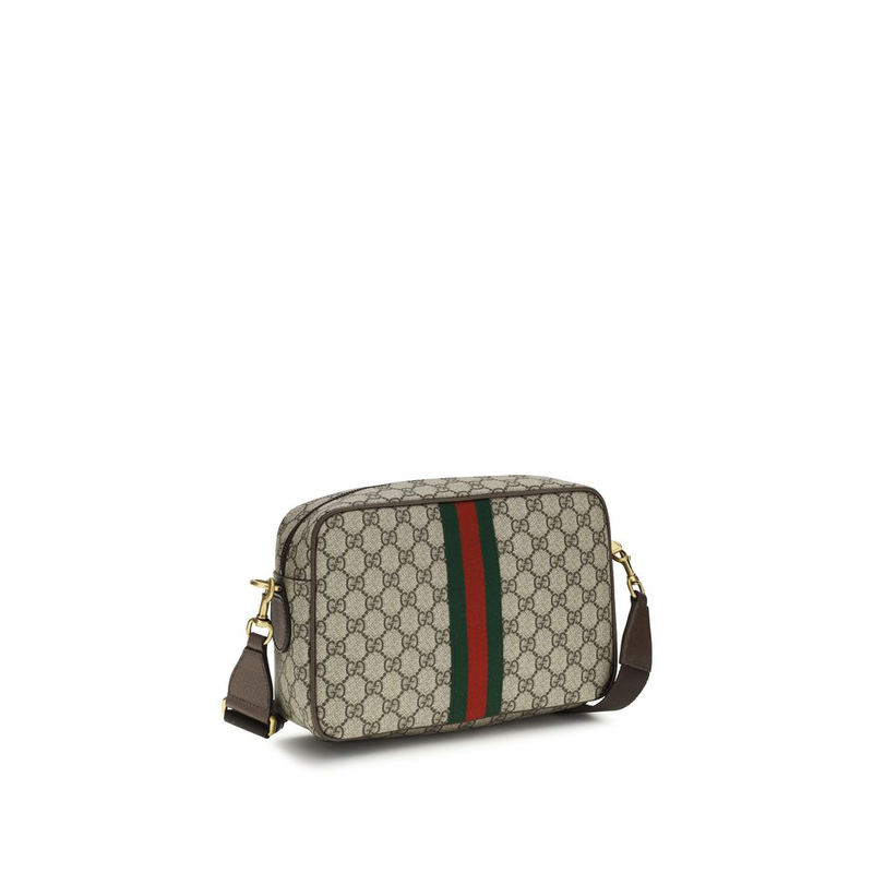 Beige polyethylene shoulder bag-null