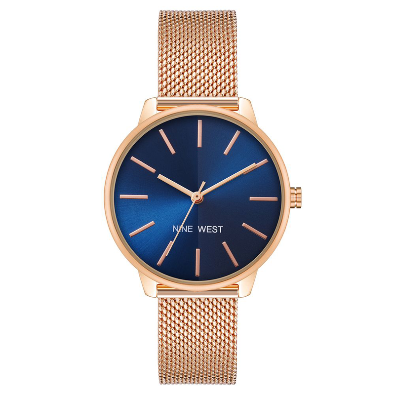 Multicolor stainless steel dress watch-null