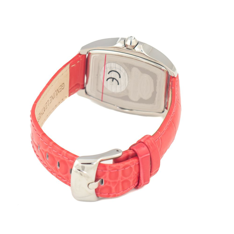 Multicolor leather dress watch-null