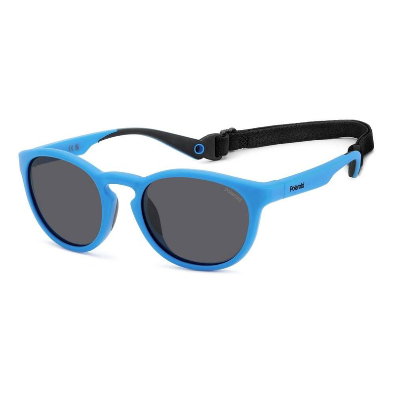 Blue resin sunglasses-null