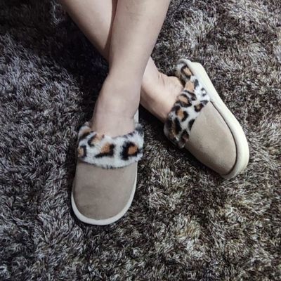 Womens cotton winter slippers #7975