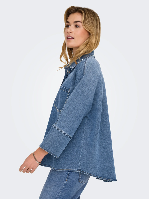 Product image: Only grace denim shirt studs-null