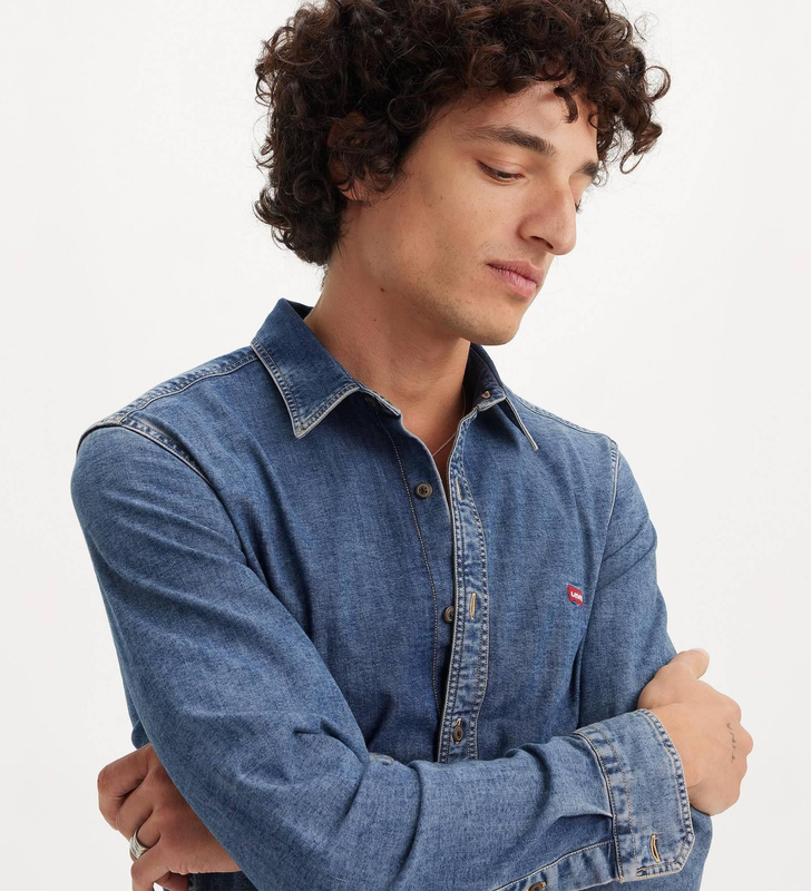 Levis denim shirt-null