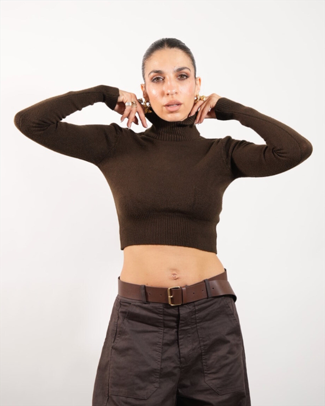 Polo ripped crop top 6023-null