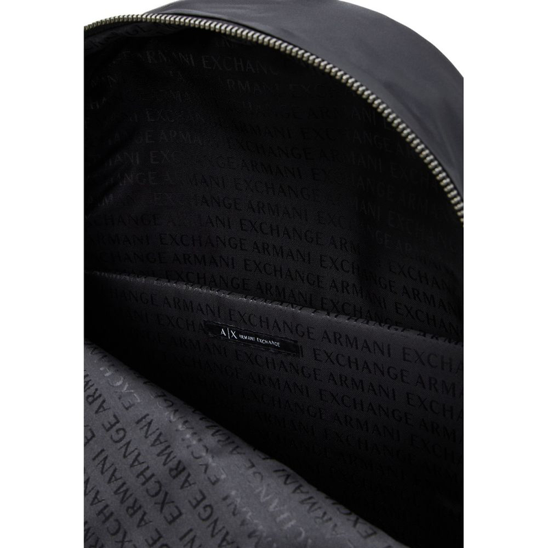 Black polyamide backpack-null