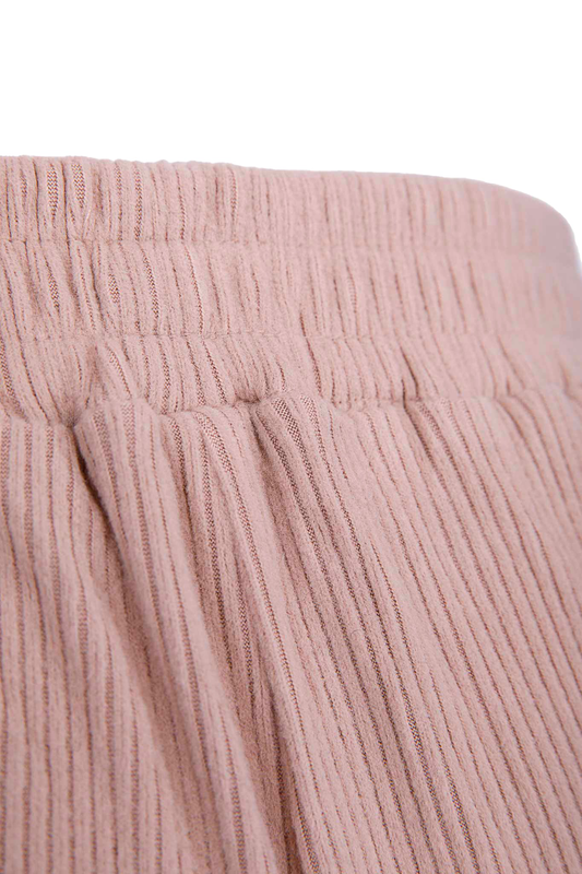 Ribbed knit trousers-null