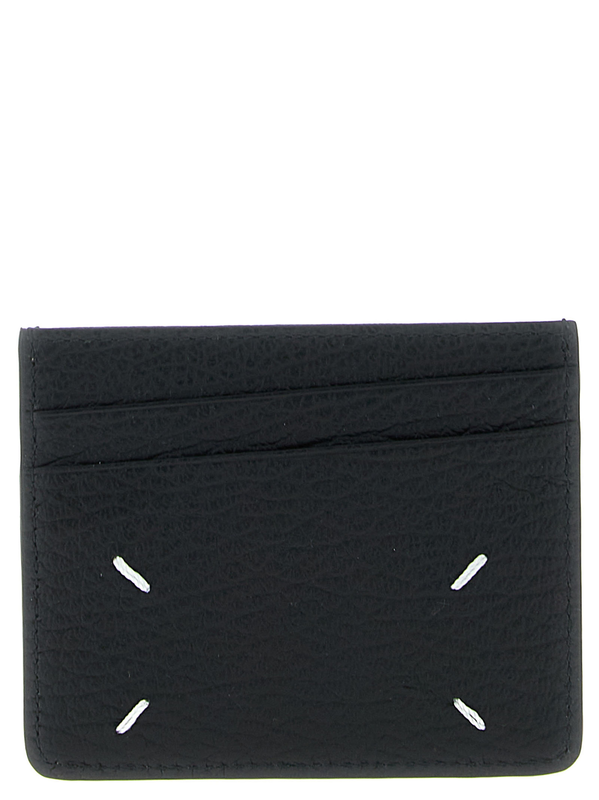 Black calfskin cardholder-null