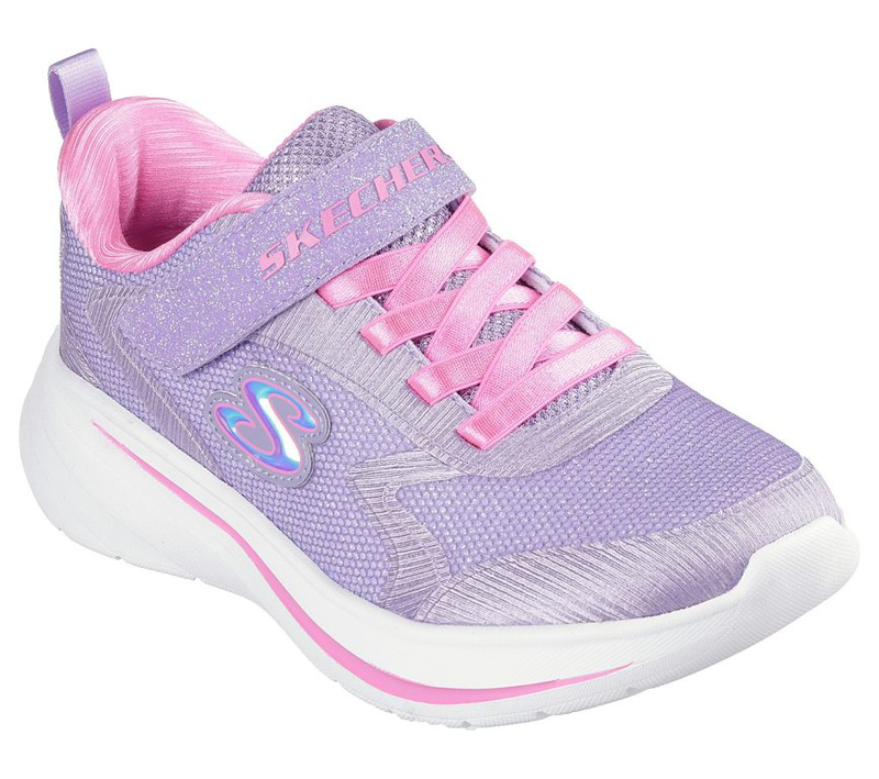 Skechers gore and strap sparkle mesh sneaker w/ satin overlays-null