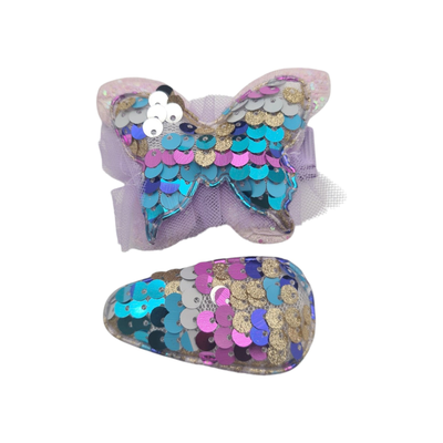 Children hair accessories with butterfly clip