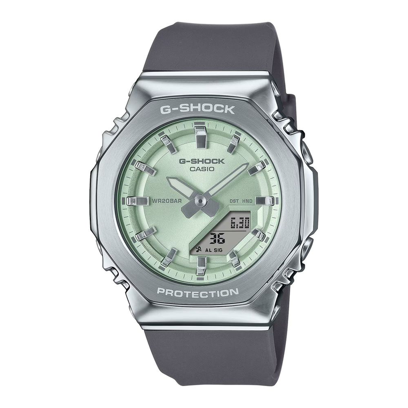 Gray resin sport watch-null