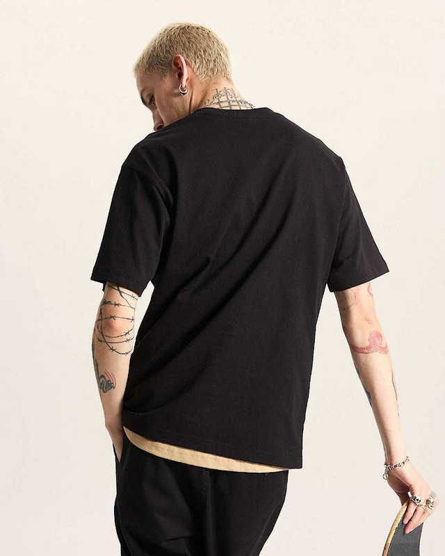 Blocked box loose short sleeves t-shirt-null