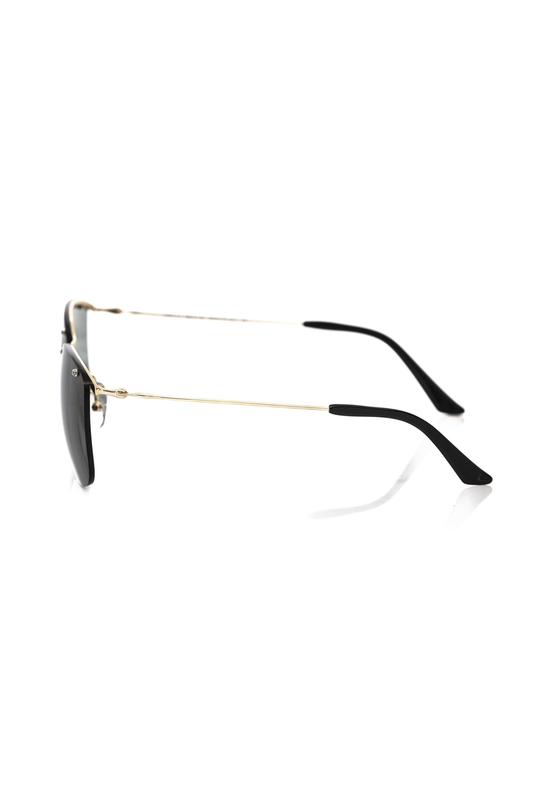 Black metallic fibre men sunglasses-null
