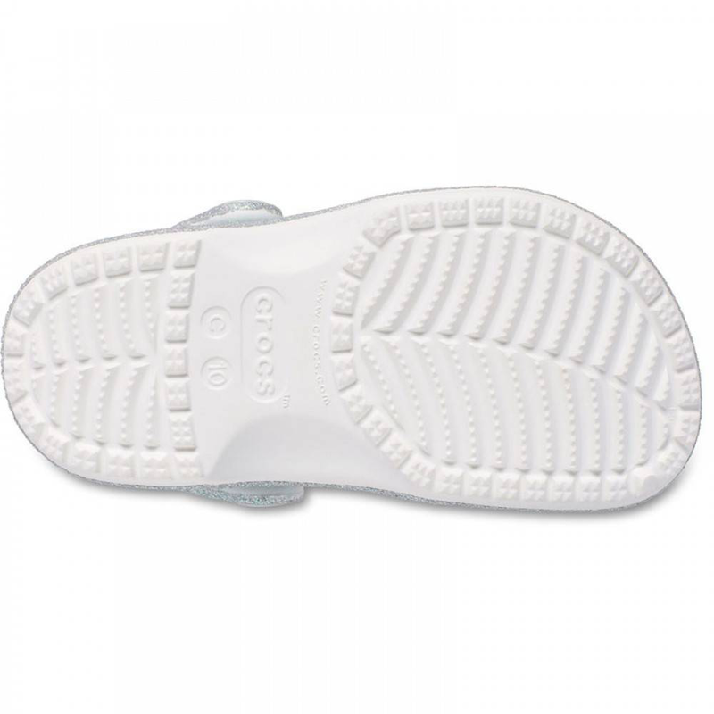Classic iridescent glitter kids clog-null