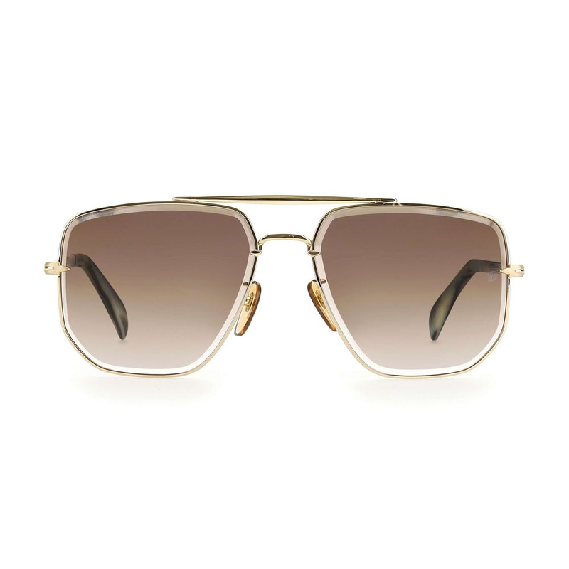Gold metal sunglasses-null