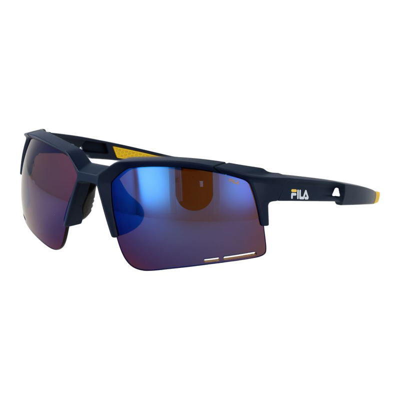 Blue plastic sunglasses-null