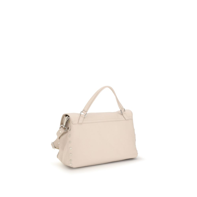 Beige calf leather bos taurus handbag-null