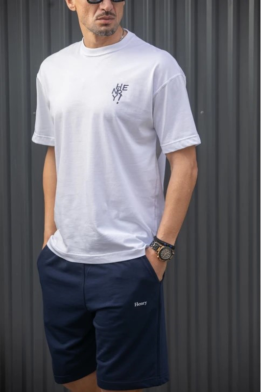Henry over #enry signature print tee-null
