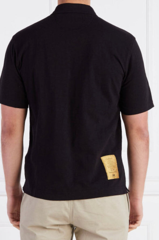 La martina man basic polo t-shirt slub jersey small logo ccmp05-null