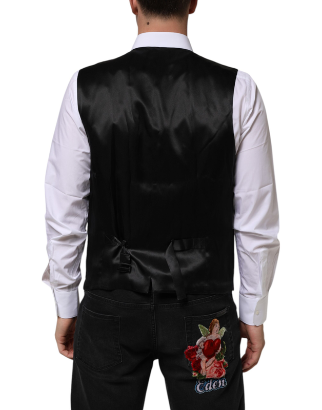 Purple wool dress formal waistcoat vest-null