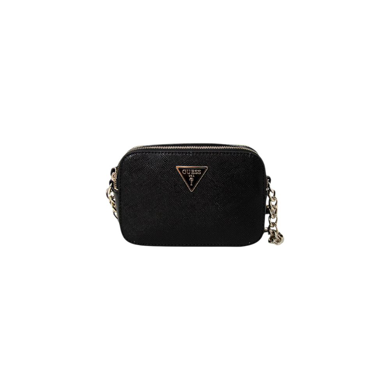 Black polyethylene handbag-null