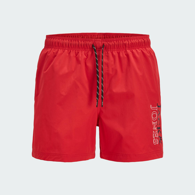 Swim double logo, Red, medium