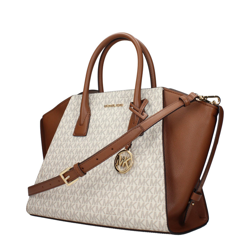 Beige fabric handbag-null