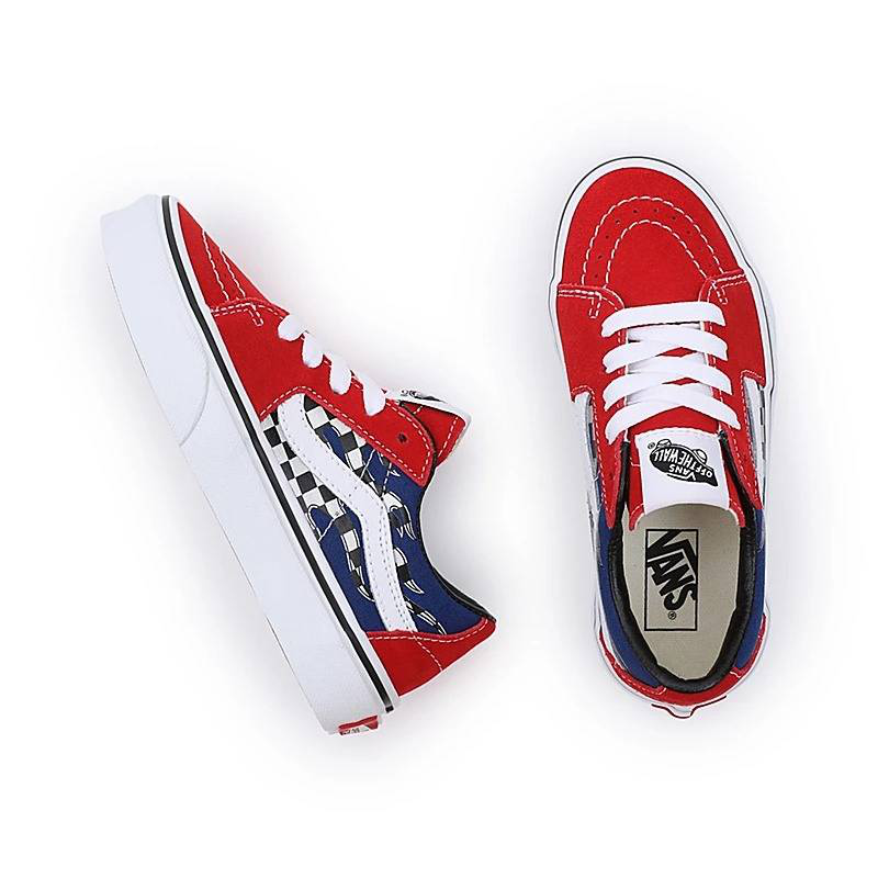 Vans kids reflect check sk-8 low image number null