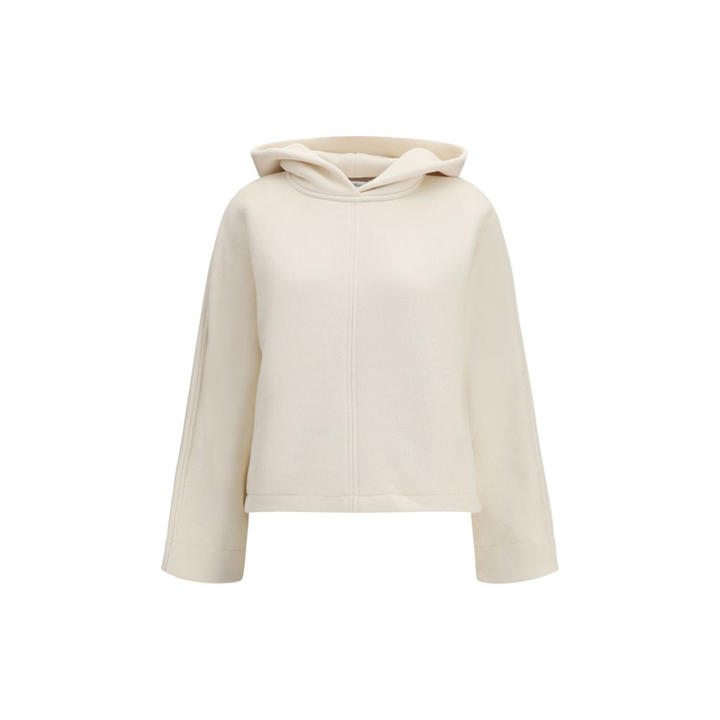 Beige cotton sweatshirt-null