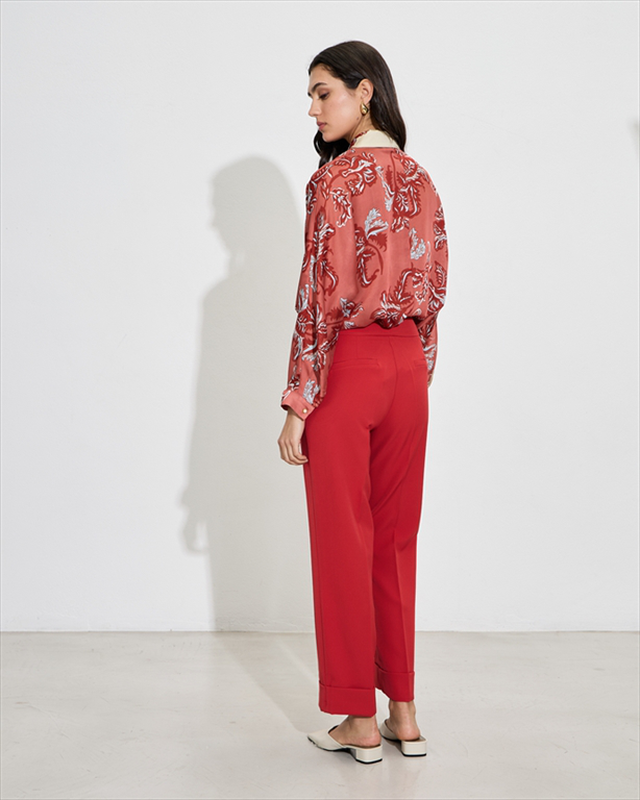 Trouser turn up hem-null