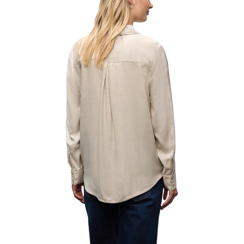 Beige viscose blouse-null