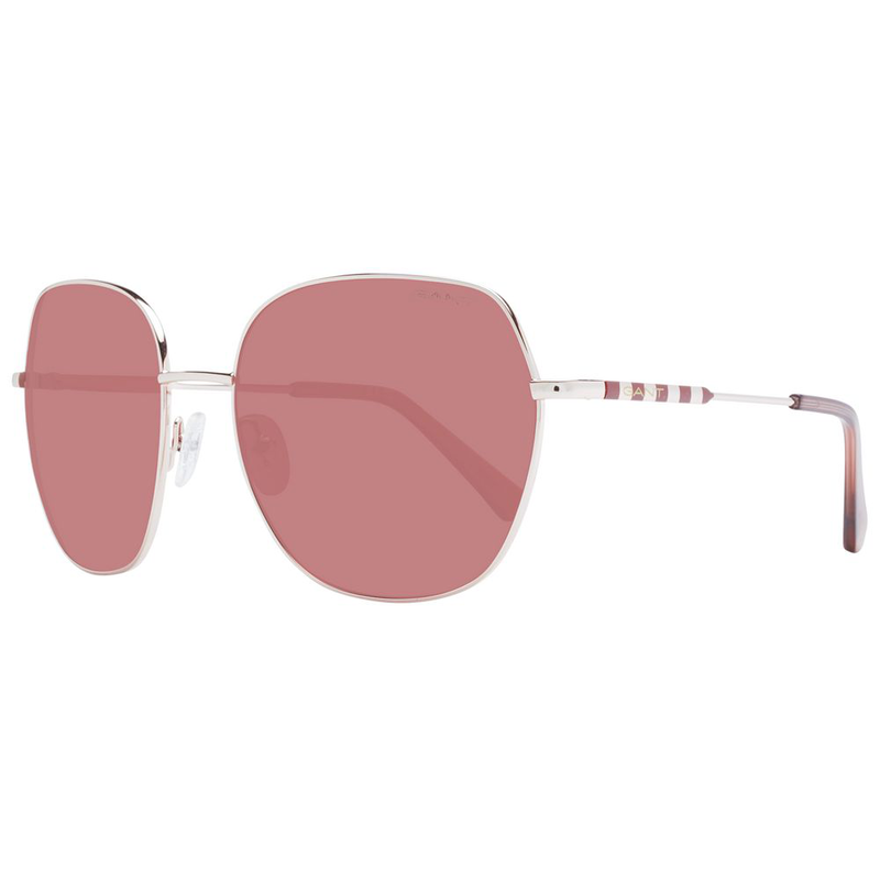 Rose gold metal sunglasses-null