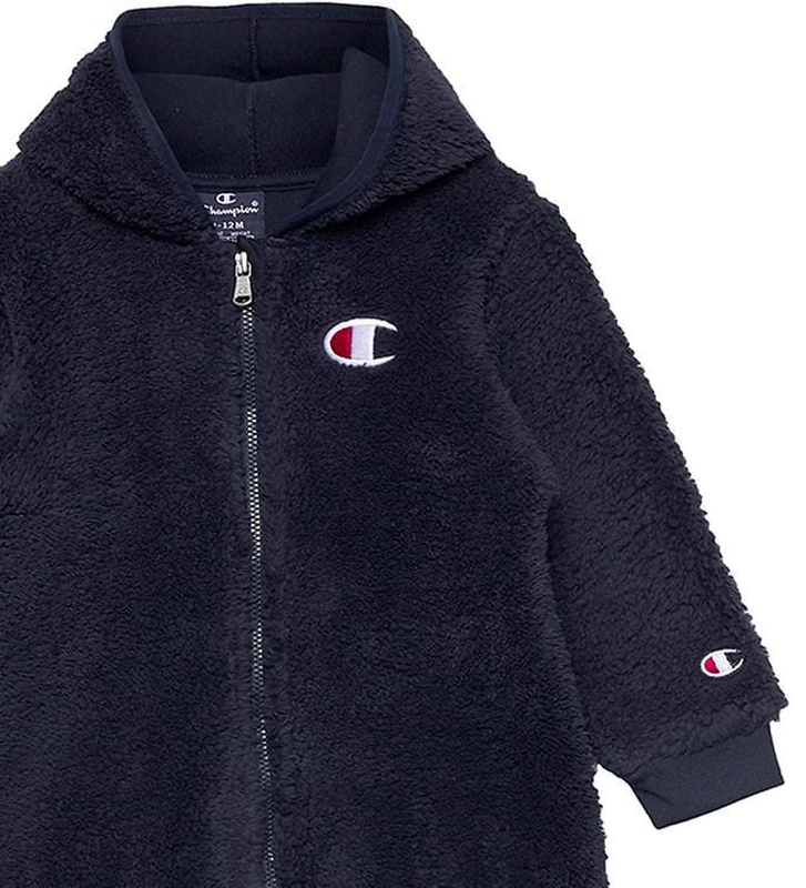 Champion boy hooded rompers (306601)-navy-null