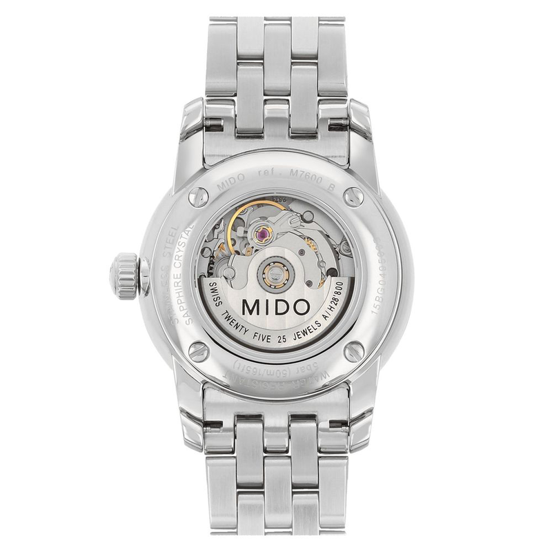 Gray stainless steel dress watch-null