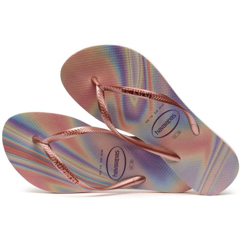 Slim iridescent image number null