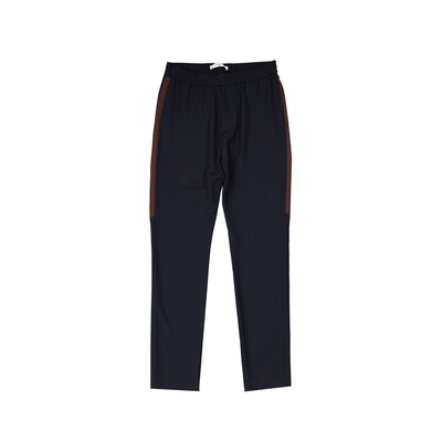 Blue wool pants, Blue, medium