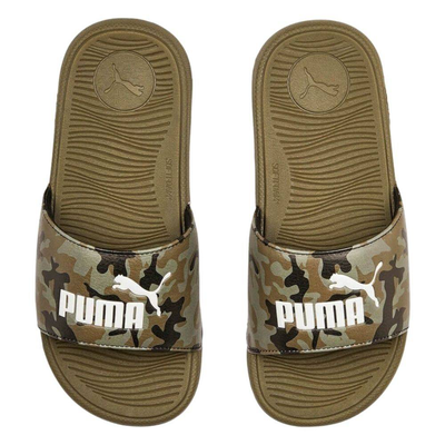 Cool cat 2.0 camo junior bx slides, Camo Olive, medium