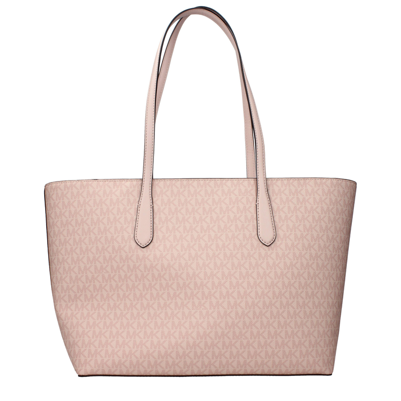 Pink fabric shoulder bag-null