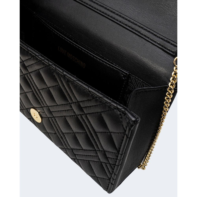 Black polyethylene handbag-null
