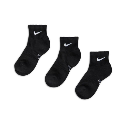 Nhb Dri-FIT performanc basic ankle 3 pack socks, Black, medium