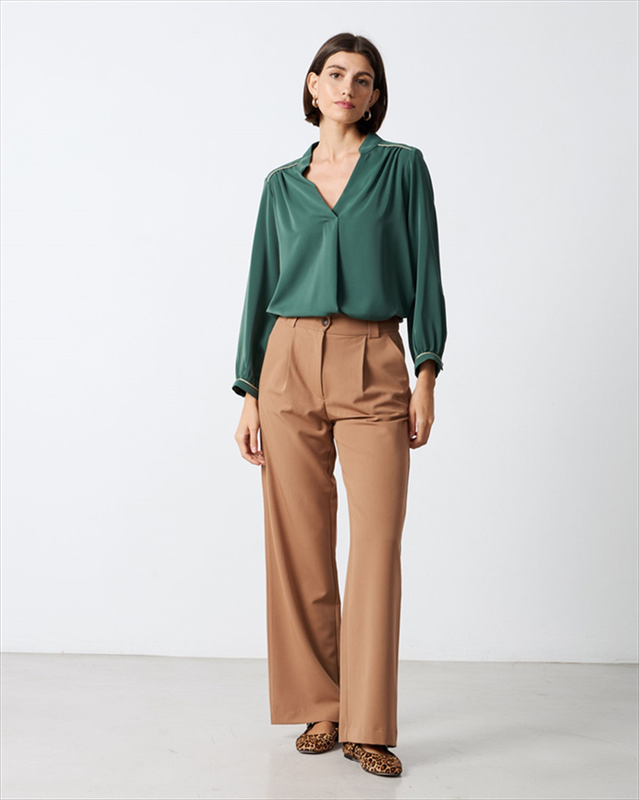 Trouser suit wide leg-null