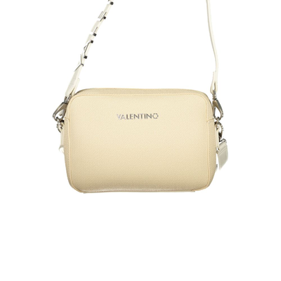 Beige polyurethane women's bag, Beige, medium