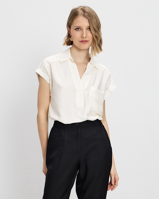 Blouse short sleeve-null